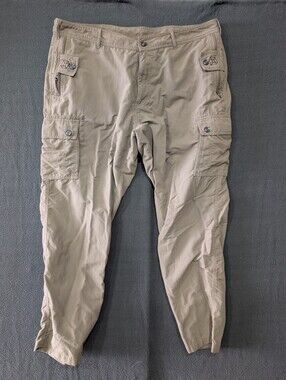 Clothing Arts Pant Mens 38x34 Beige Cargo P Cubed Traveler Pick Pocket Proof
